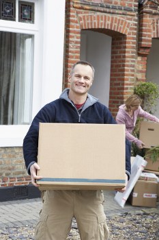 Local removals team handling a move in Emersonpark
