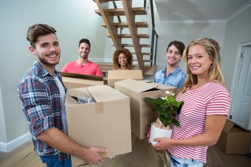 Local moving team planning access and parking for an Emersonpark property