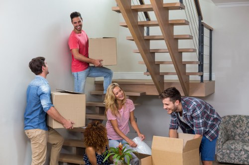 Commercial moving team planning a business relocation in Emersonpark