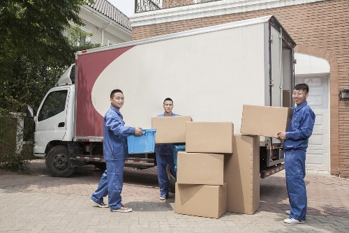 House movers working on a residential move in Emersonpark