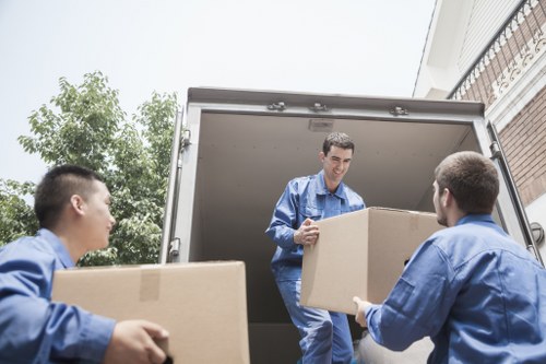 Removals van service in Emersonpark for local house moves