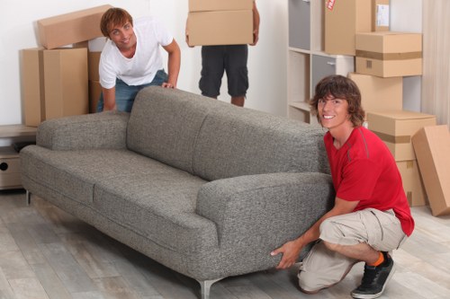 Securely loaded van ready for a safe and careful move