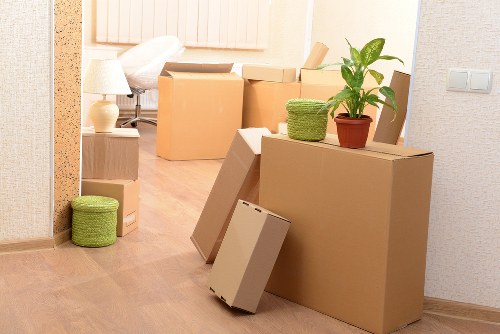 Local man with van service handling home relocation items
