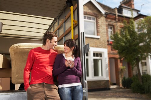Commercial moving van support for Emersonpark businesses
