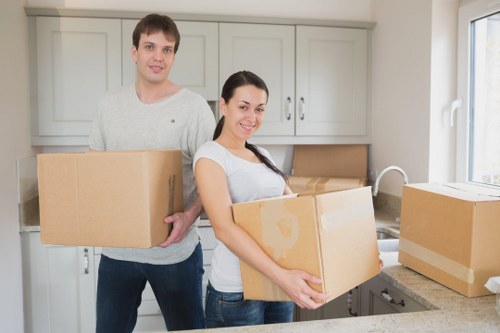 Packing and transport support for an Emersonpark office move