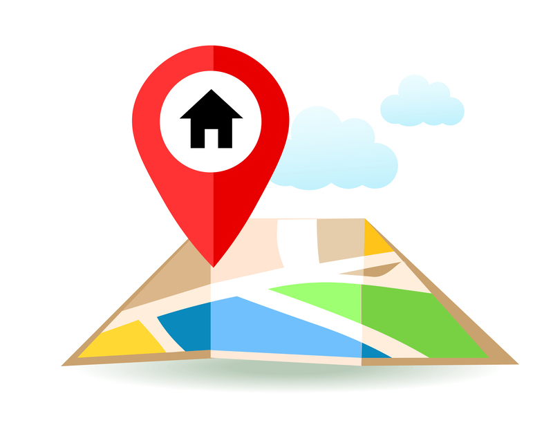 Furniture and household items secured in a removal van